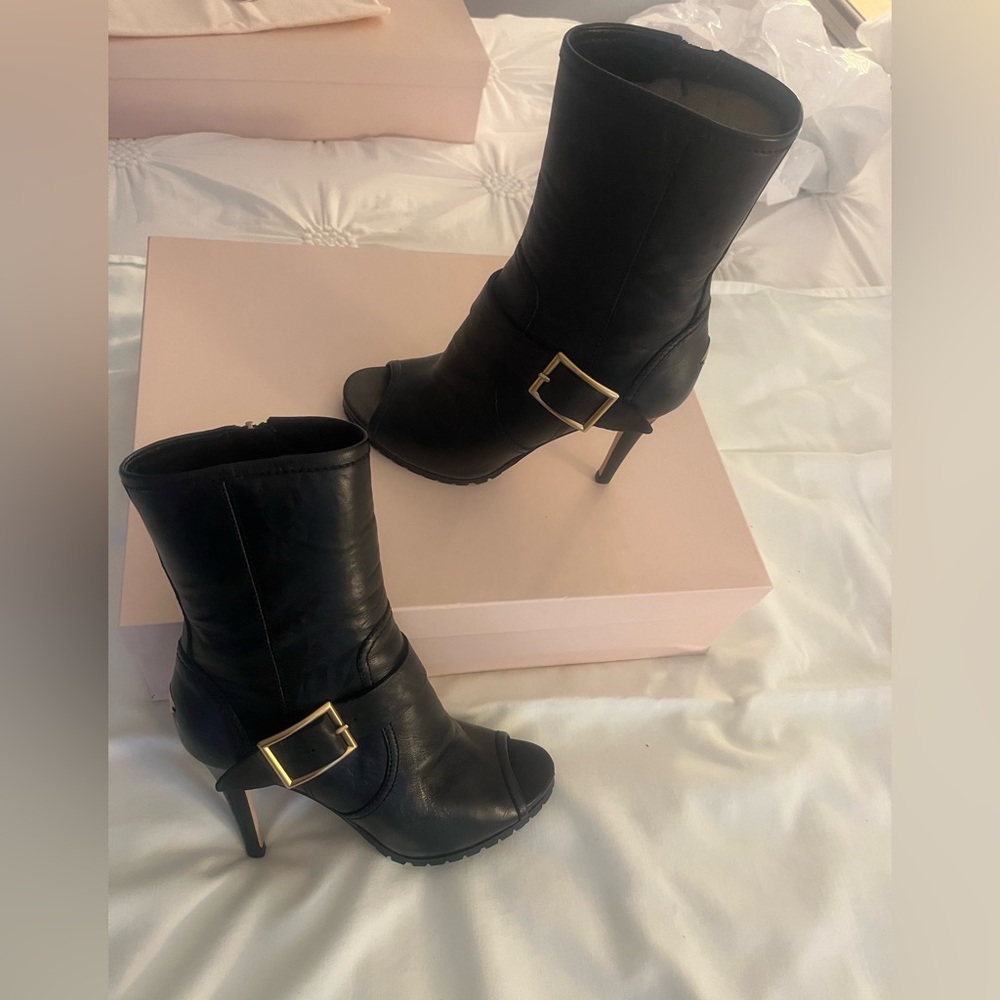 Authentic Jimmy Choo Open Toe Bootie - image 1
